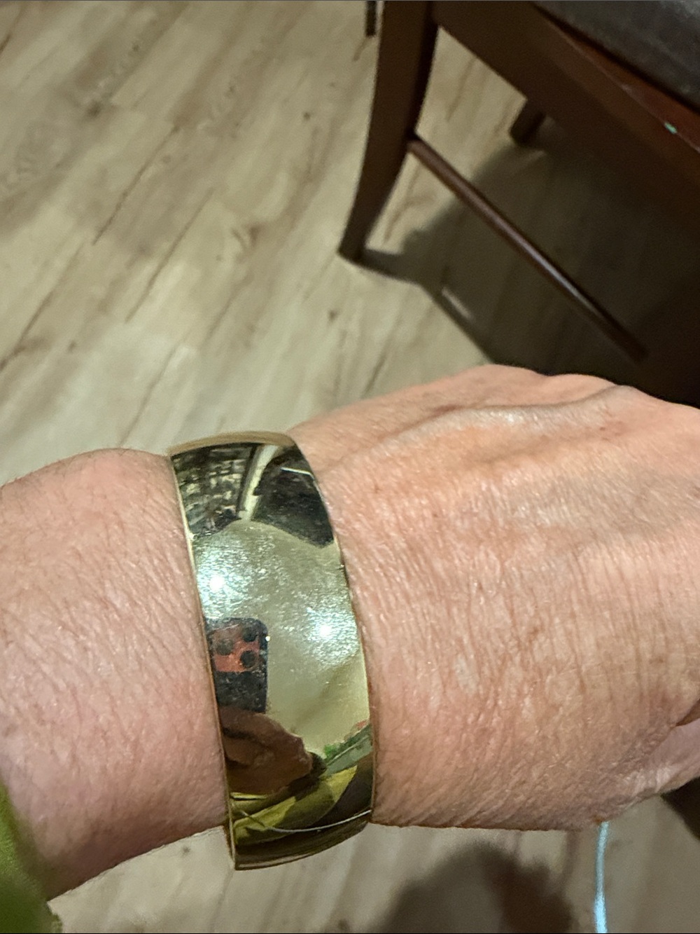Gold-Tone Smart Bracelet Band